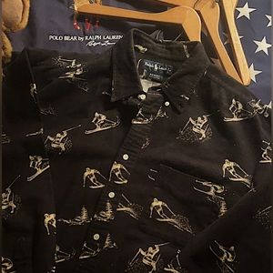 “SOLD” Vintage 80s Polo Suicide Ski “Big Shirt”